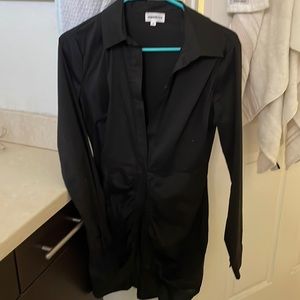 Super down button dress